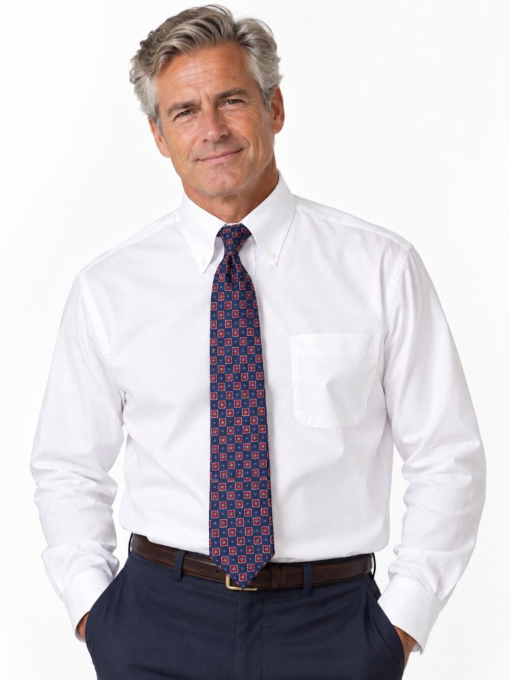 Refined! Ralph Lauren White No-Iron Dress Shirt